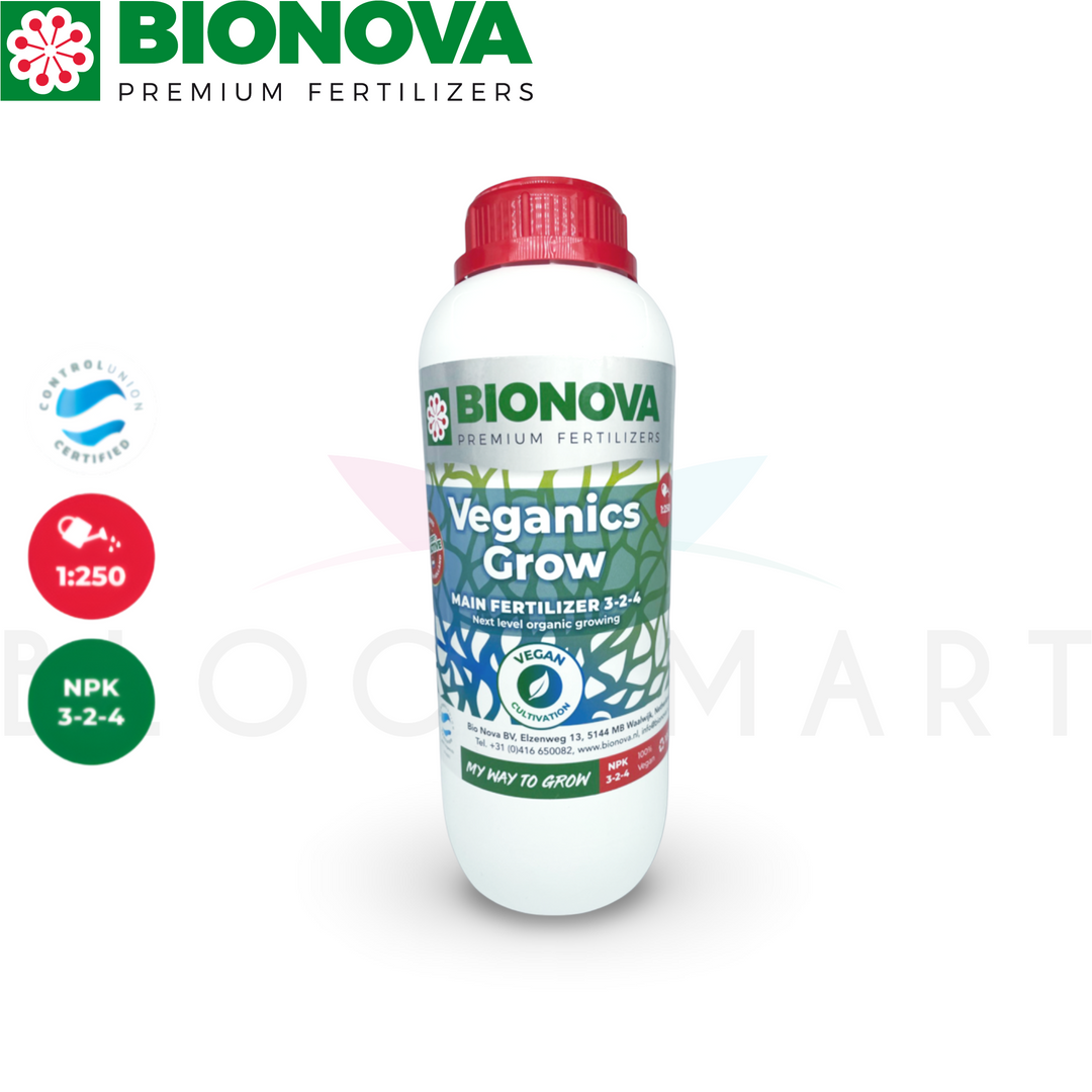 Fertilizantes Bionova Veganics Grow 1lt