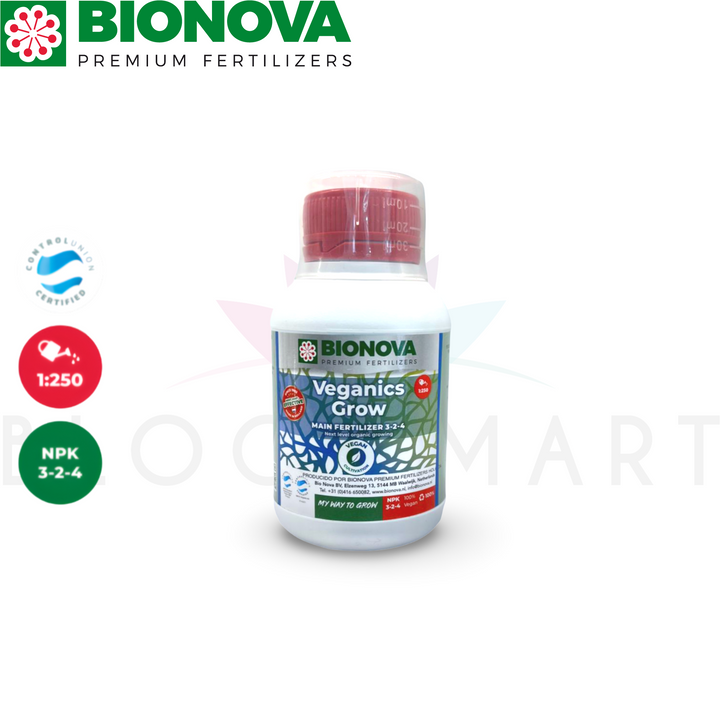 Fertilizantes Bionova Veganics Grow 250ml