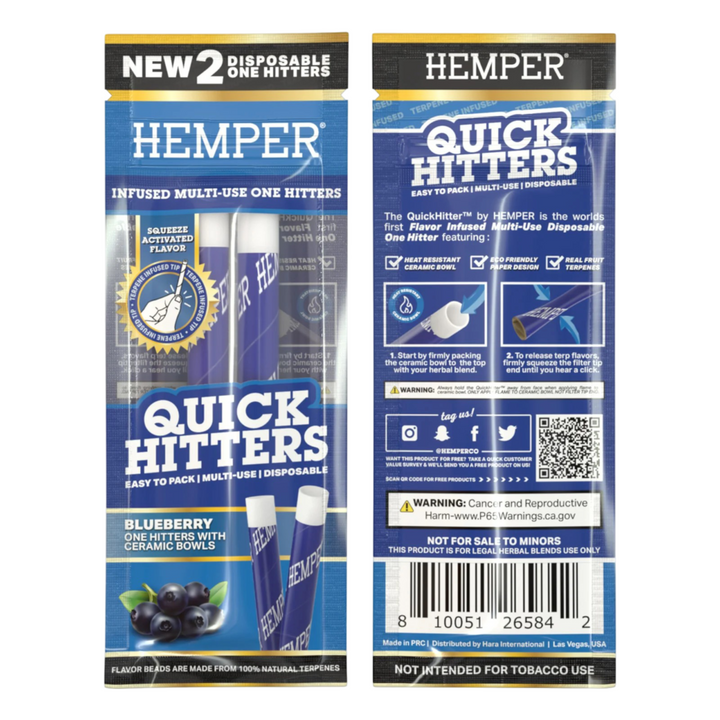 Quick Hitter by Hemper - Pipa desechable con sabor