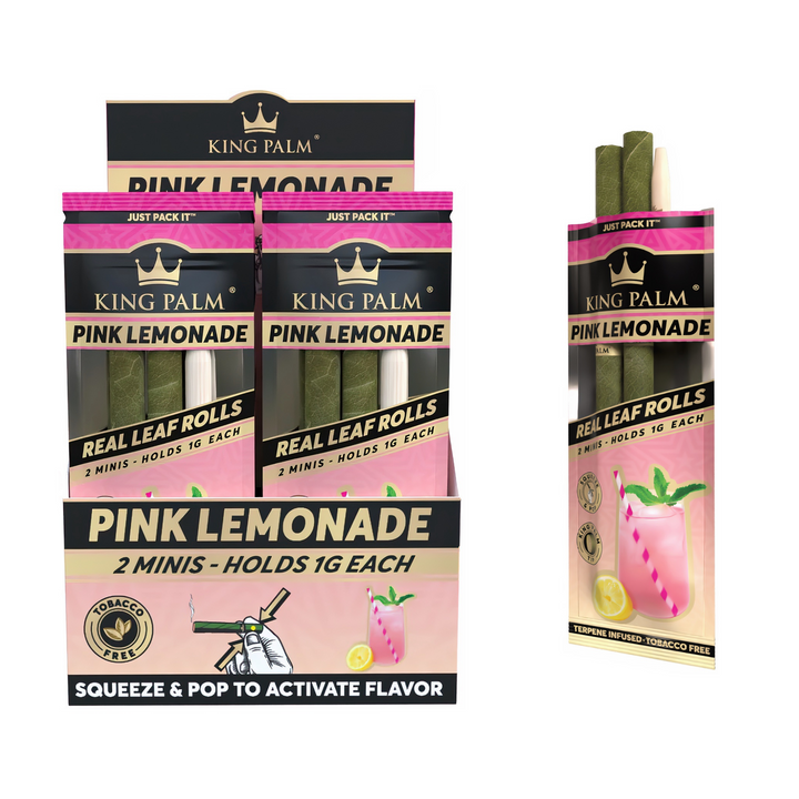 King Palm Pink Lemonade - X2 Mini Rolls