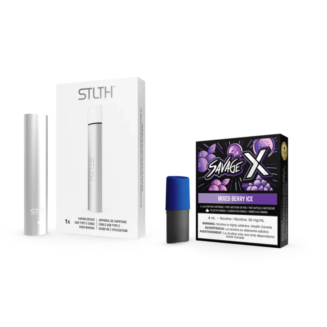 KIT STLTH: VAPE PODS + PODS SAVAGE X