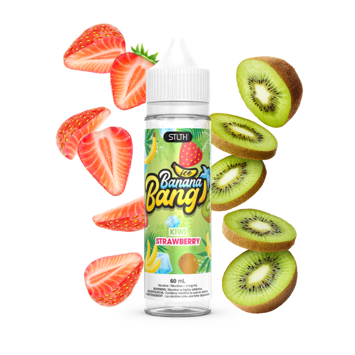 STLTH BANANA BANG ICE - E-Liquid de BASE LIBRE 60ML