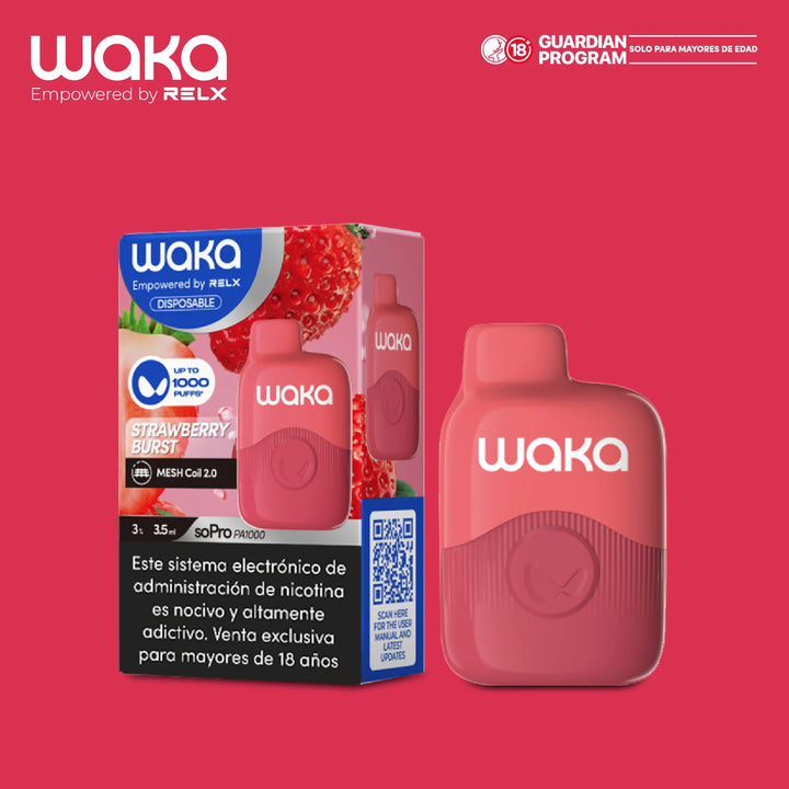 Vaporizador Waka Mini - 1000 Puff 3% Nicotina