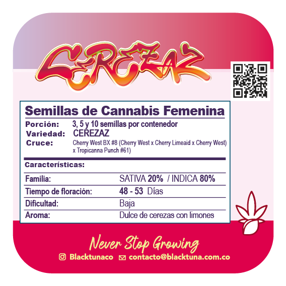 Cerezaz - Semillas Feminizadas - Black Tuna