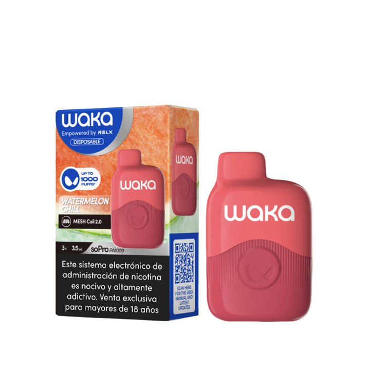 Vaporizador Waka Mini - 1000 Puff 3% Nicotina