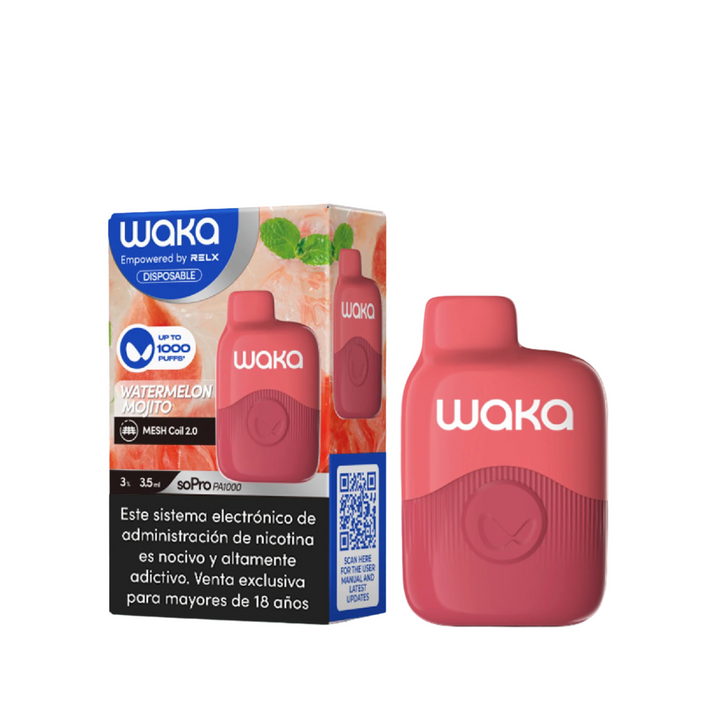 Vaporizador Waka Mini - 1000 Puff 3% Nicotina