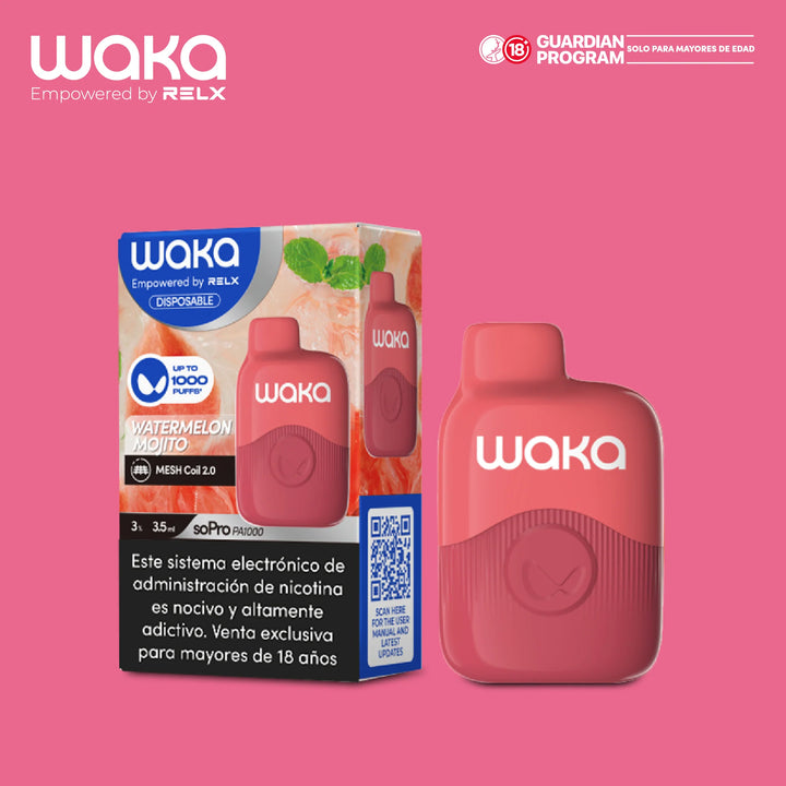 Vaporizador Waka Mini - 1000 Puff 3% Nicotina