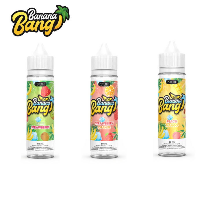 STLTH BANANA BANG ICE - E-Liquid de BASE LIBRE 60ML