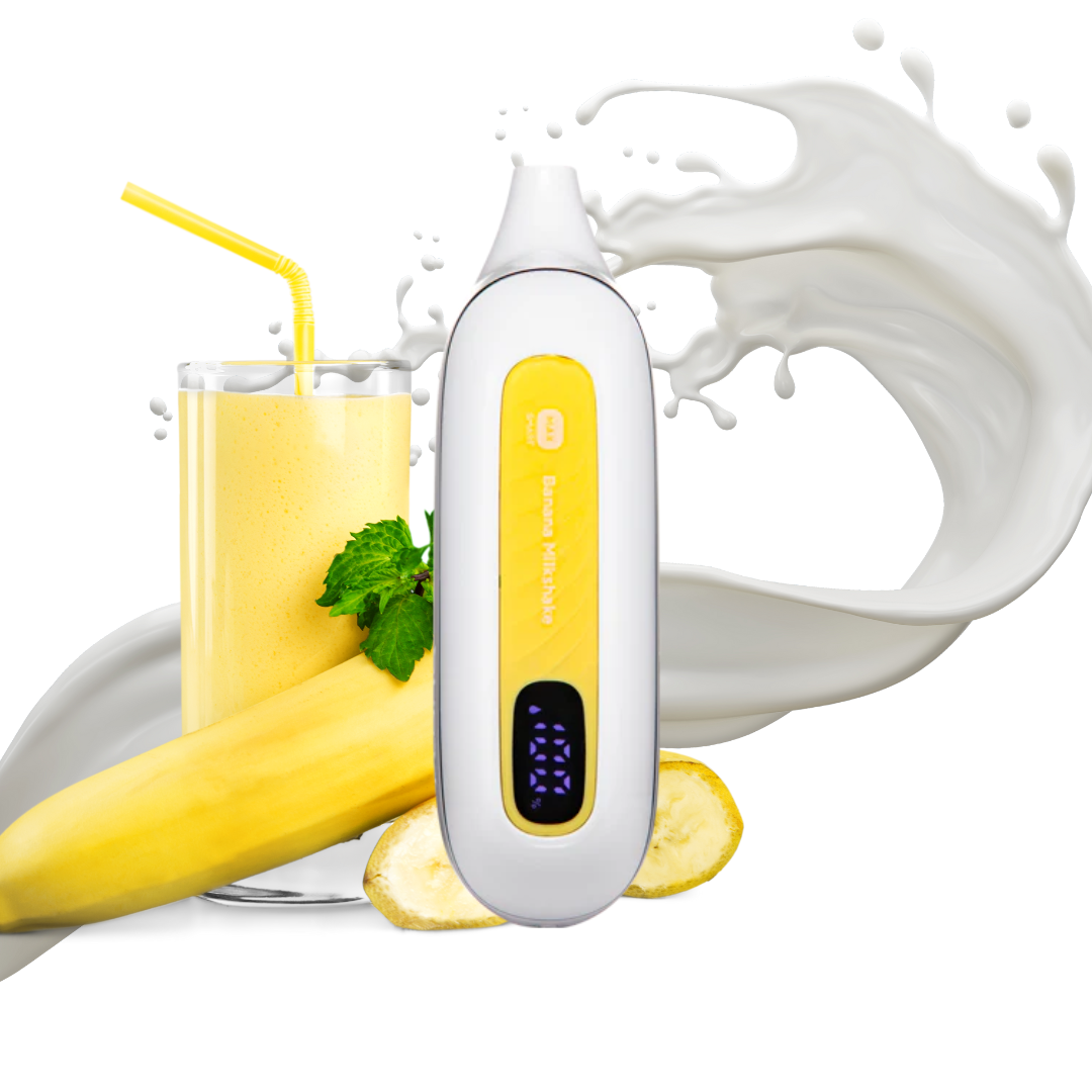 Vaporizador Flonq Max 10000puffs Banana Milkshake